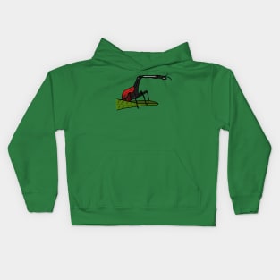 Giraffe-Necked Weevil Kids Hoodie